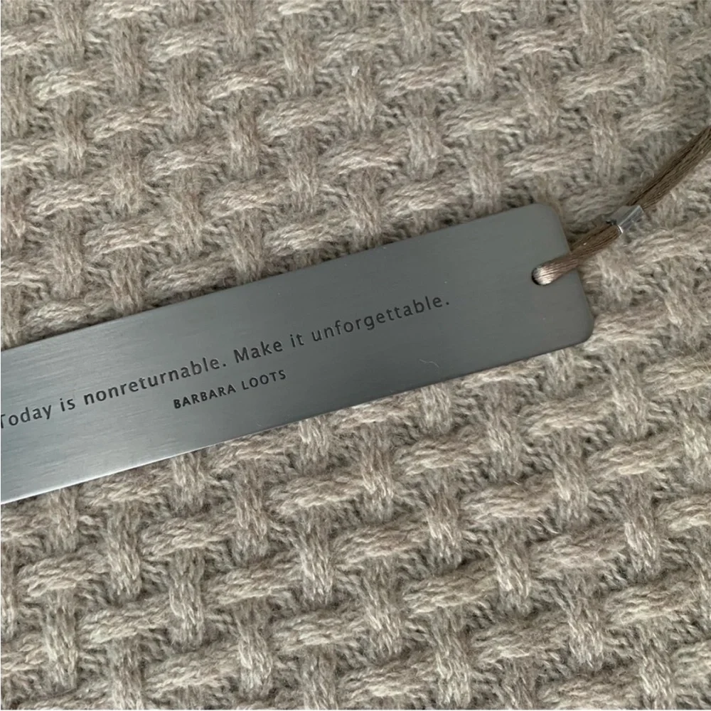 Metal Inspirational Bookmarks Set | Silver Quote Bookmarks | Book Lover Gift